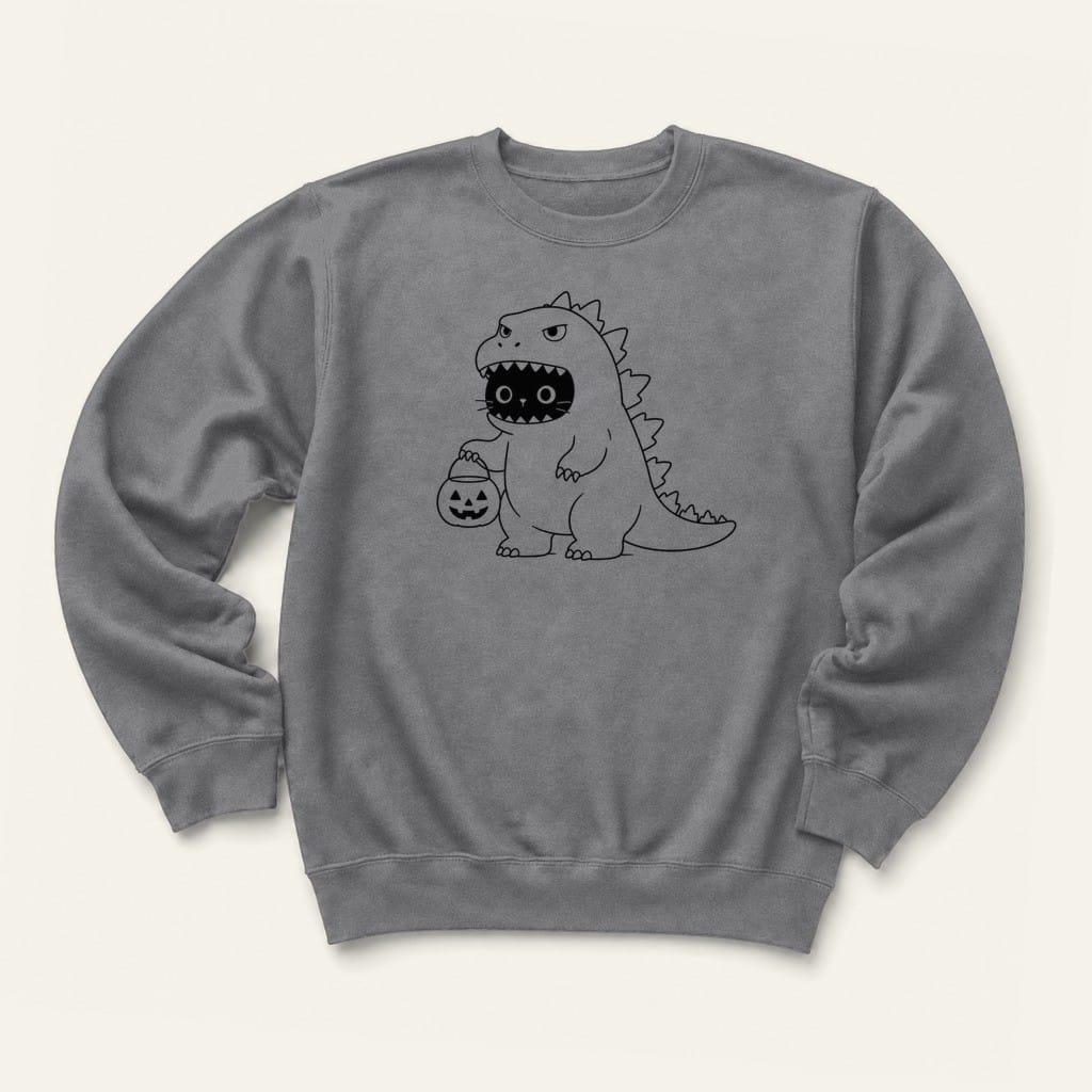 Trick or Treat Sweatshirt in Graphite Heather