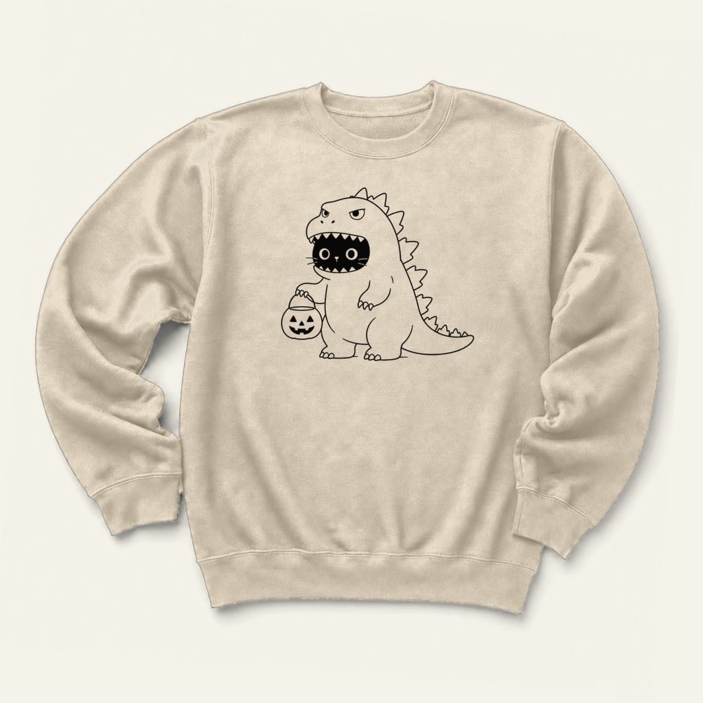 Trick or Treat Sweatshirt in Sand