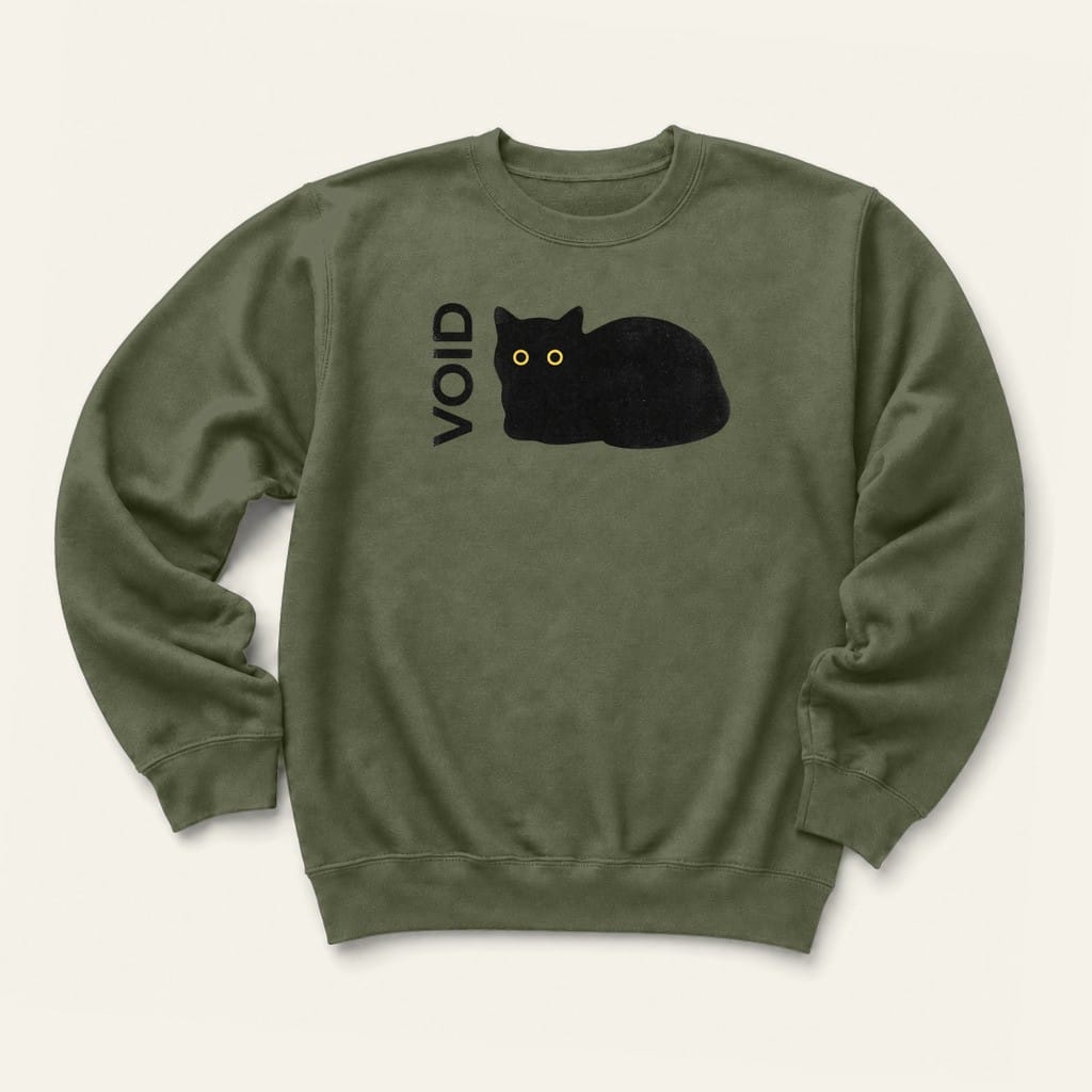 Void Sweatshirt in Military Green