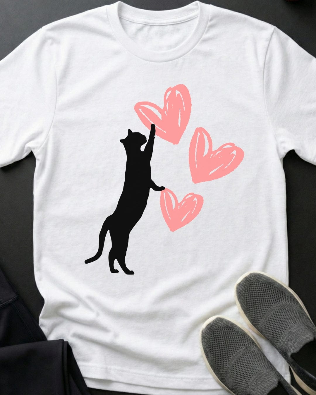 Kitty Hearts Tee