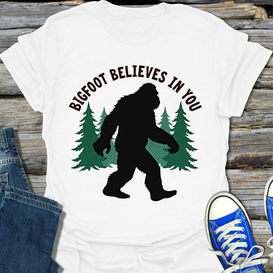 Bigfoot Believes T-Shirt