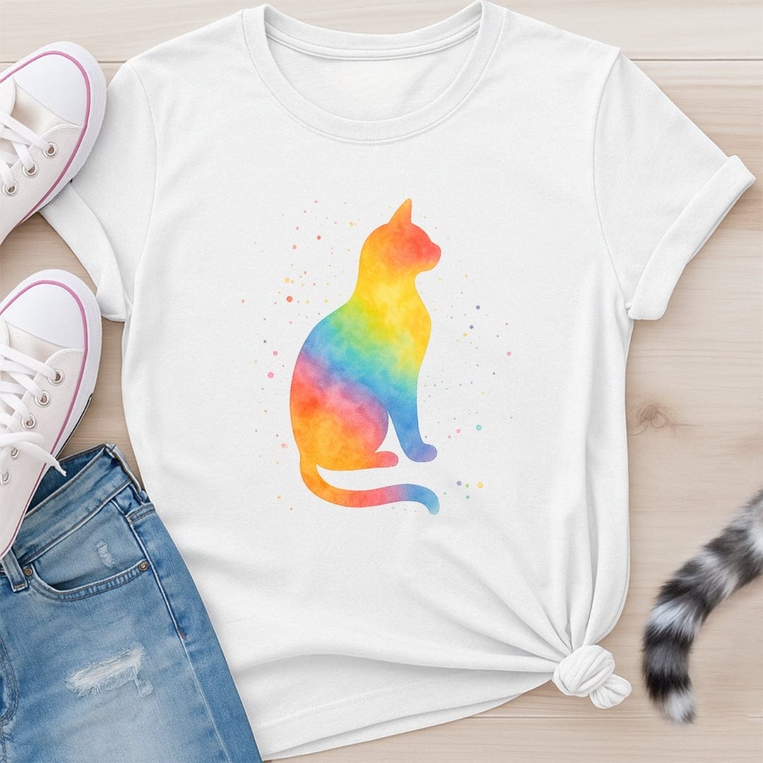COLOR SPLASH CAT T-SHIRT