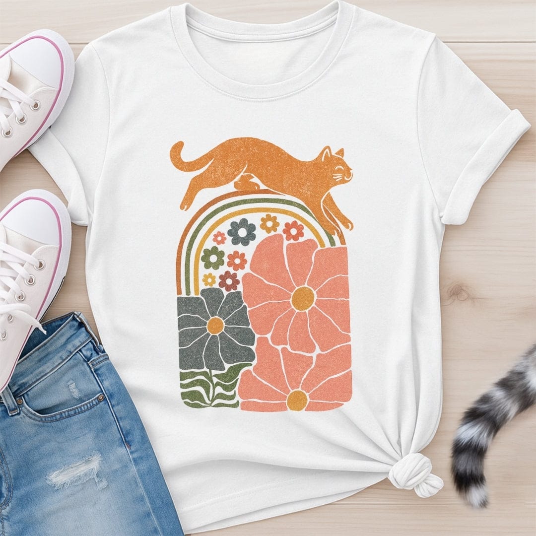 KITTY FLOWERS T-SHIRT