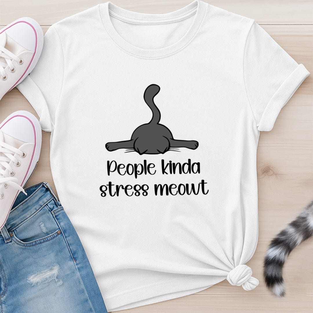 STRESS MEOWT T-SHIRT