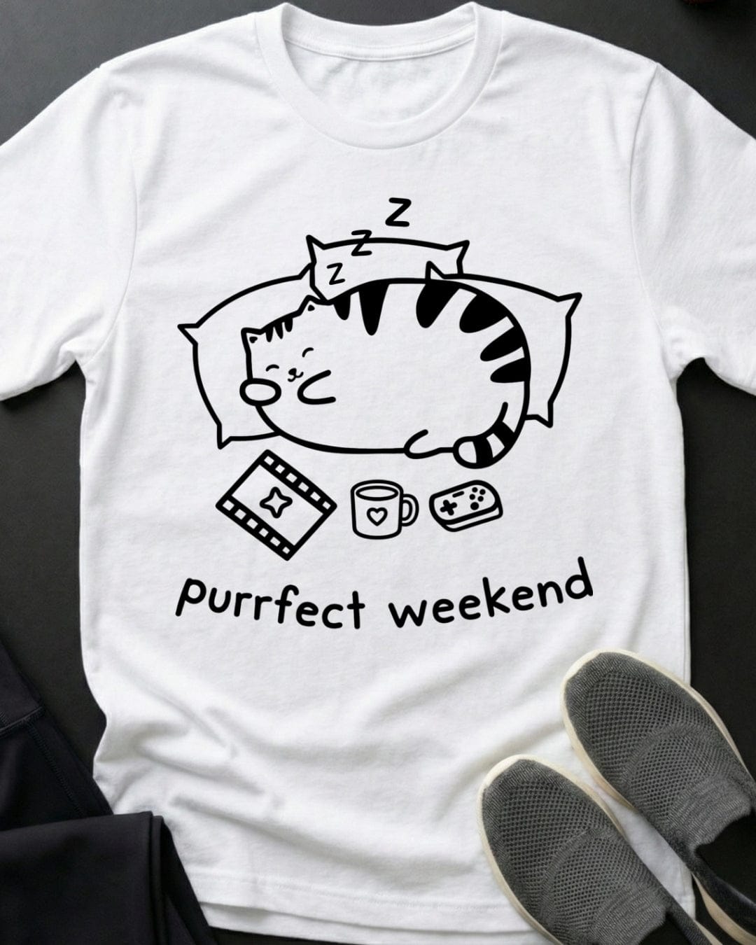 Purrfect Weekend Tee