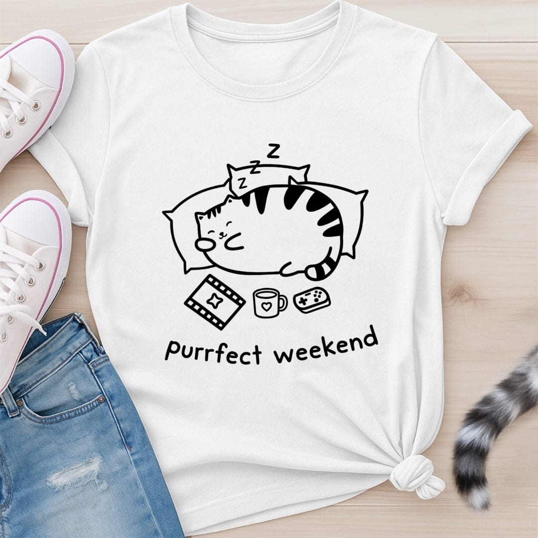PURRFECT WEEKEND T-SHIRT