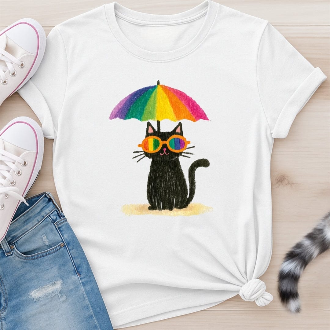 RAINBOW UNBRELLA T-SHIRT