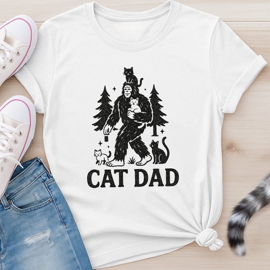 CAT DAD T-SHIRT