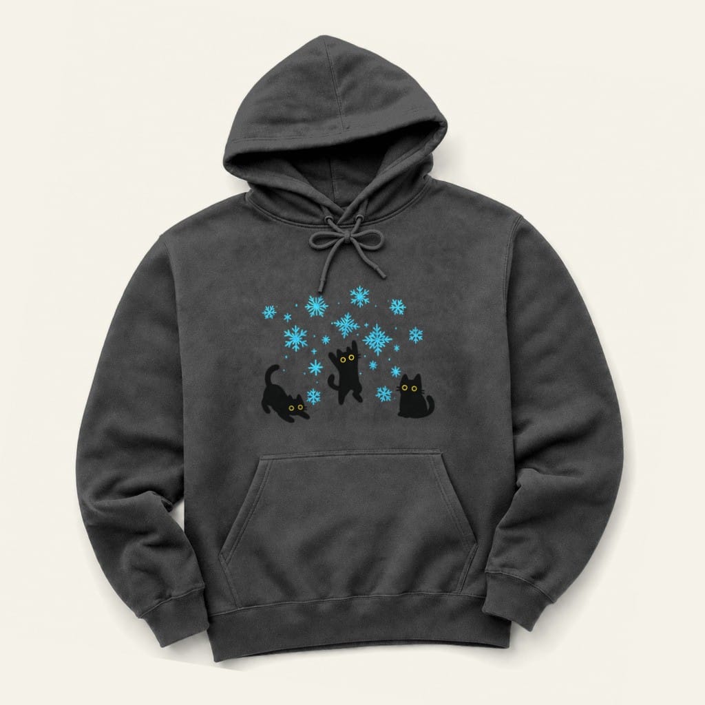 Winter Zoomies Hoodie in Dark Heather