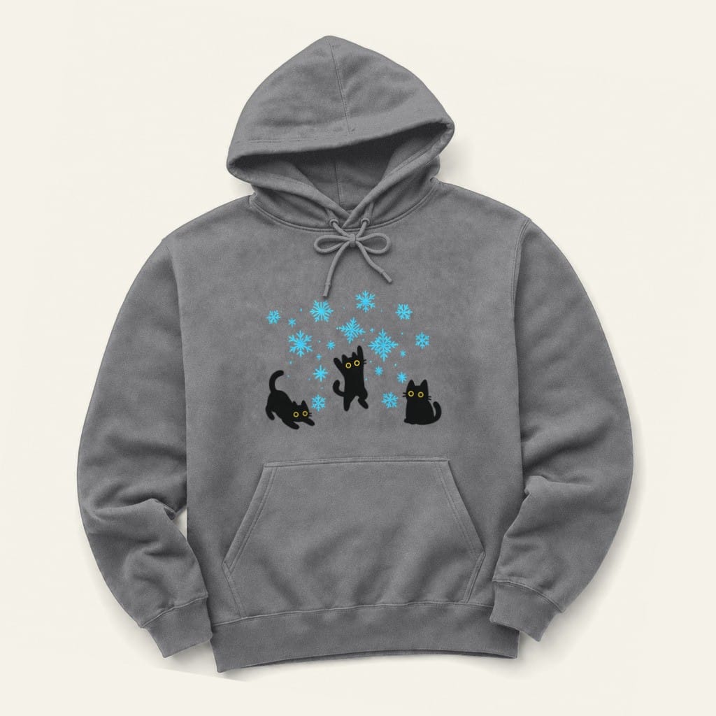 Winter Zoomies Hoodie in Graphite Heather