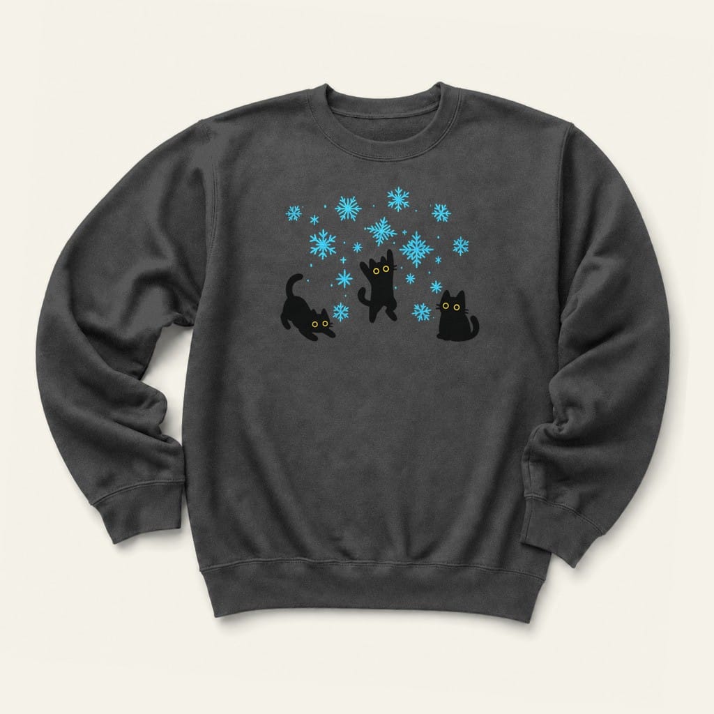 Winter Zoomies Sweatshirt in Dark Heather