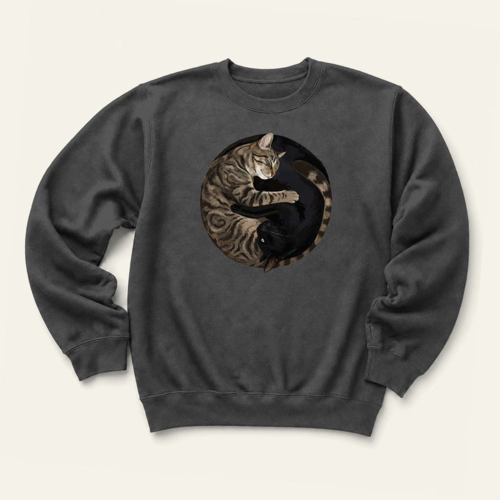 Yin Yang Sweatshirt in Dark Heather