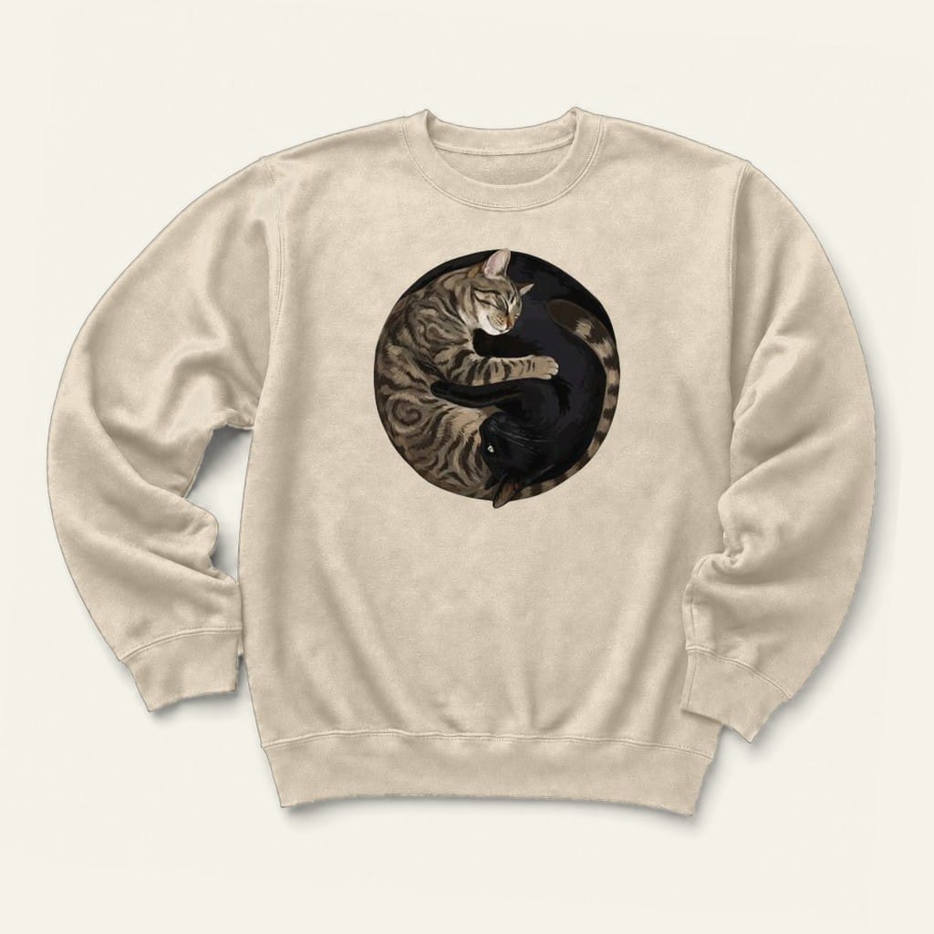Yin Yang Sweatshirt in Sand